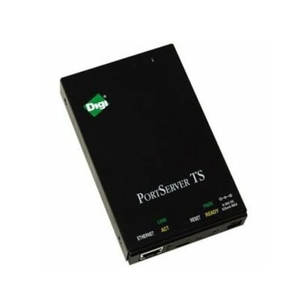 Digi International PORTSERVER TS 1 PORT RS-232 RJ-45 SERIAL TO ETHERNET DEVICE SERVER, 9-30VDC 70002041